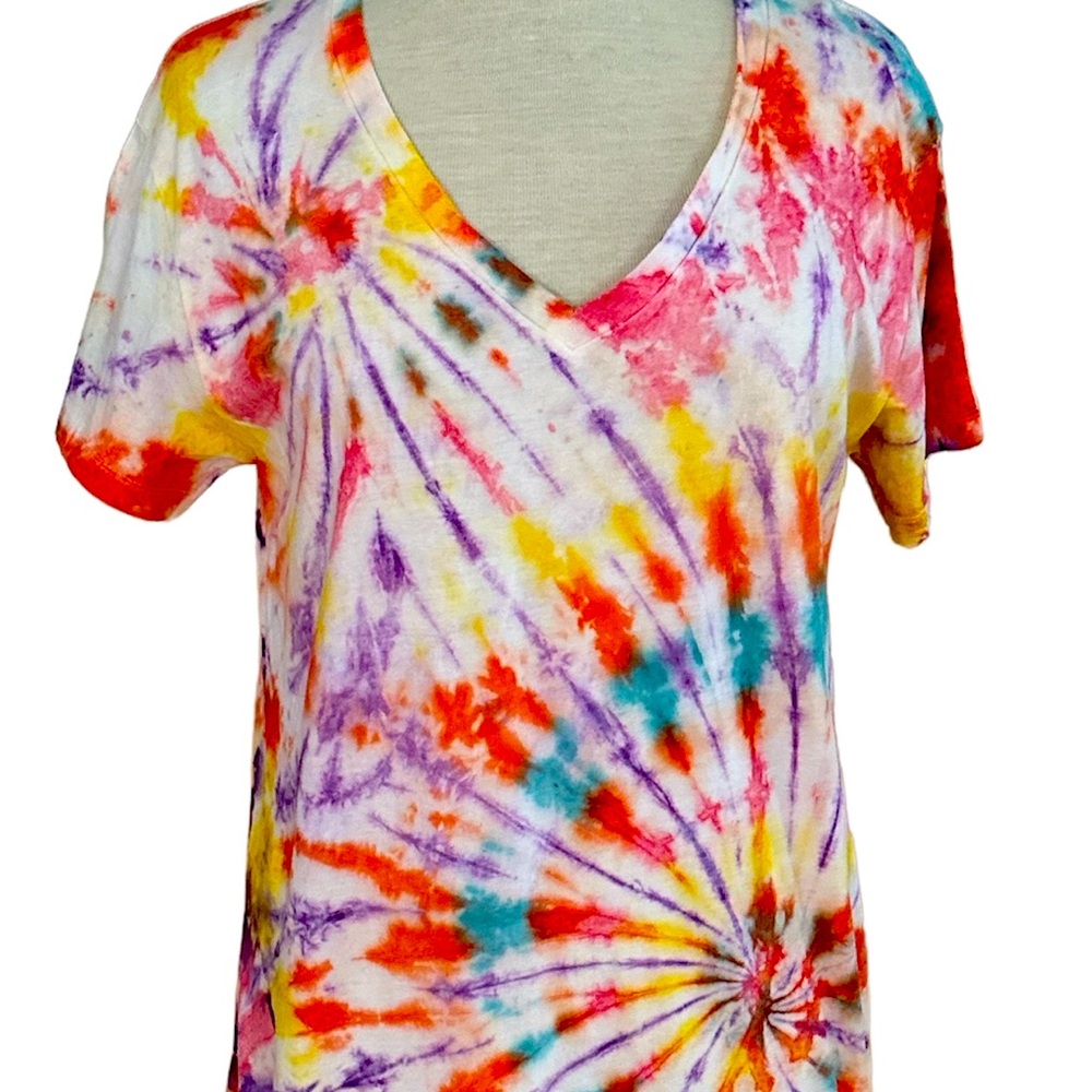 Custom made one of a kind tie-dye shirt